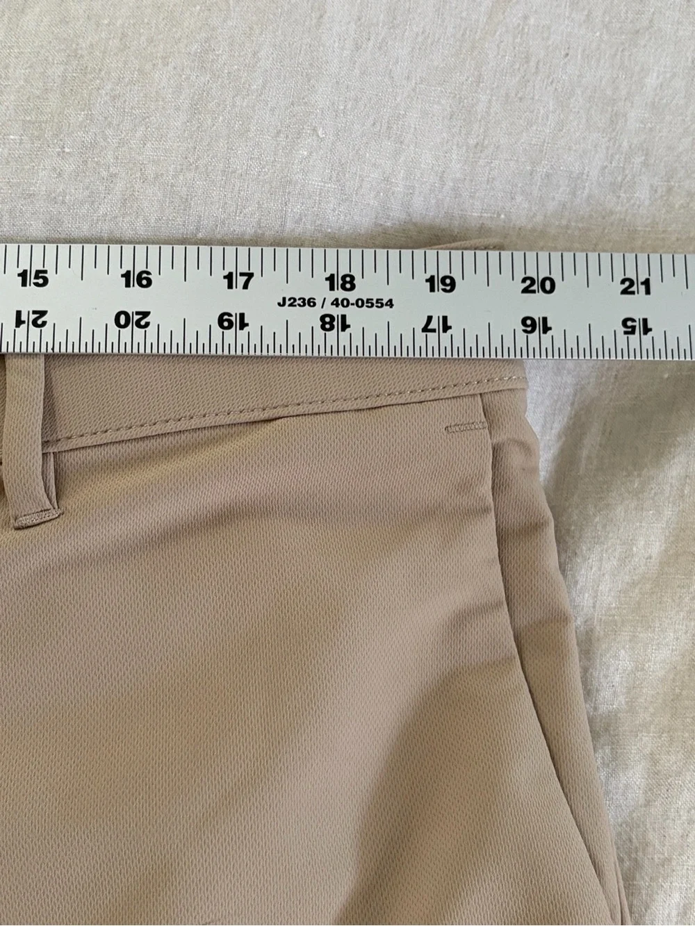Banana Republic Mens 38x32 Khaki Straight Performance Chino Pants